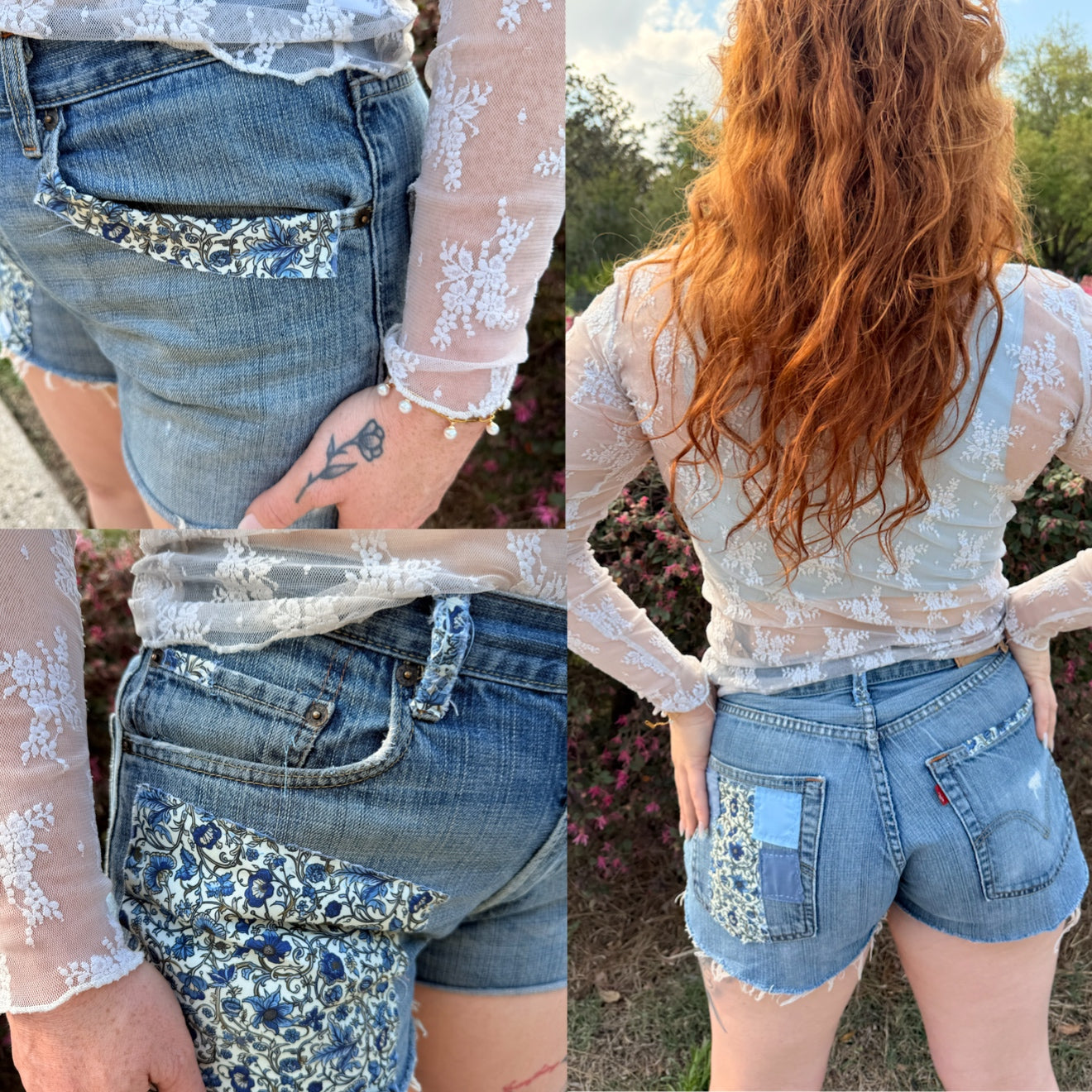 Presley Vintage Upcycled 569 Levi's Shorts