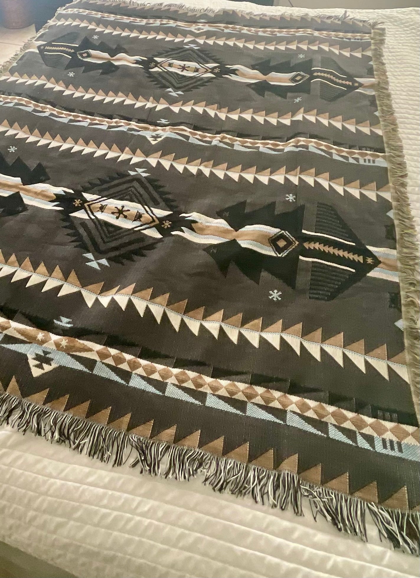 Western Pattern Throw Blanket