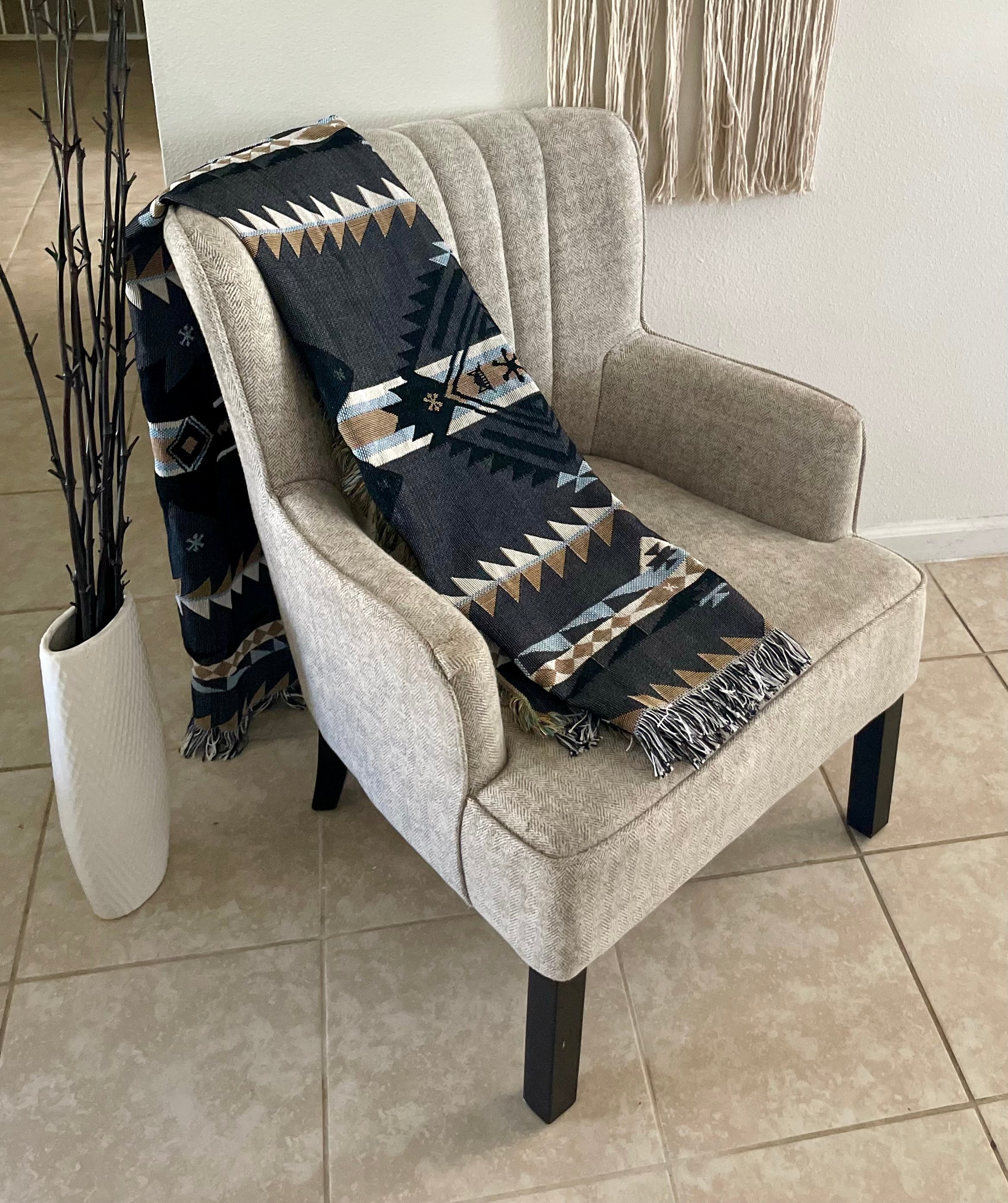 Western Pattern Throw Blanket