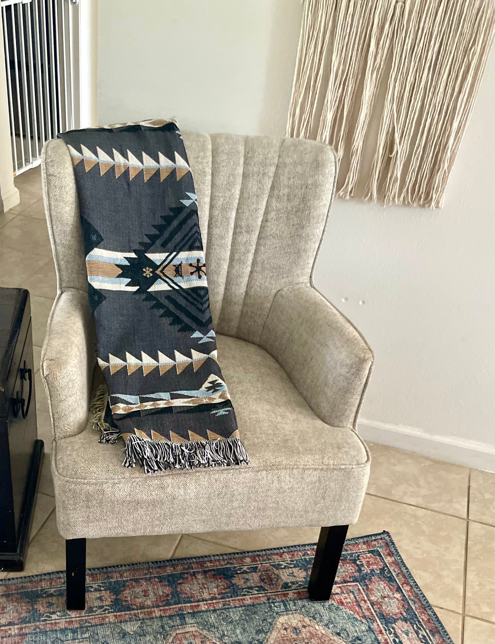 Western Pattern Throw Blanket