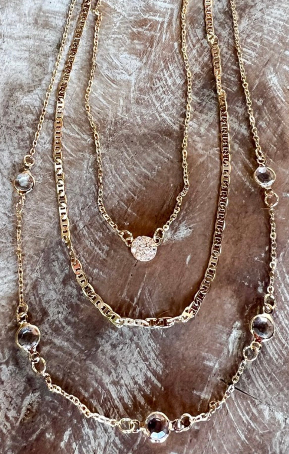 Rita Necklace in Gold