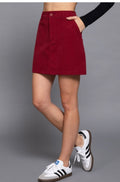 Megan Corduroy Mini Skirt