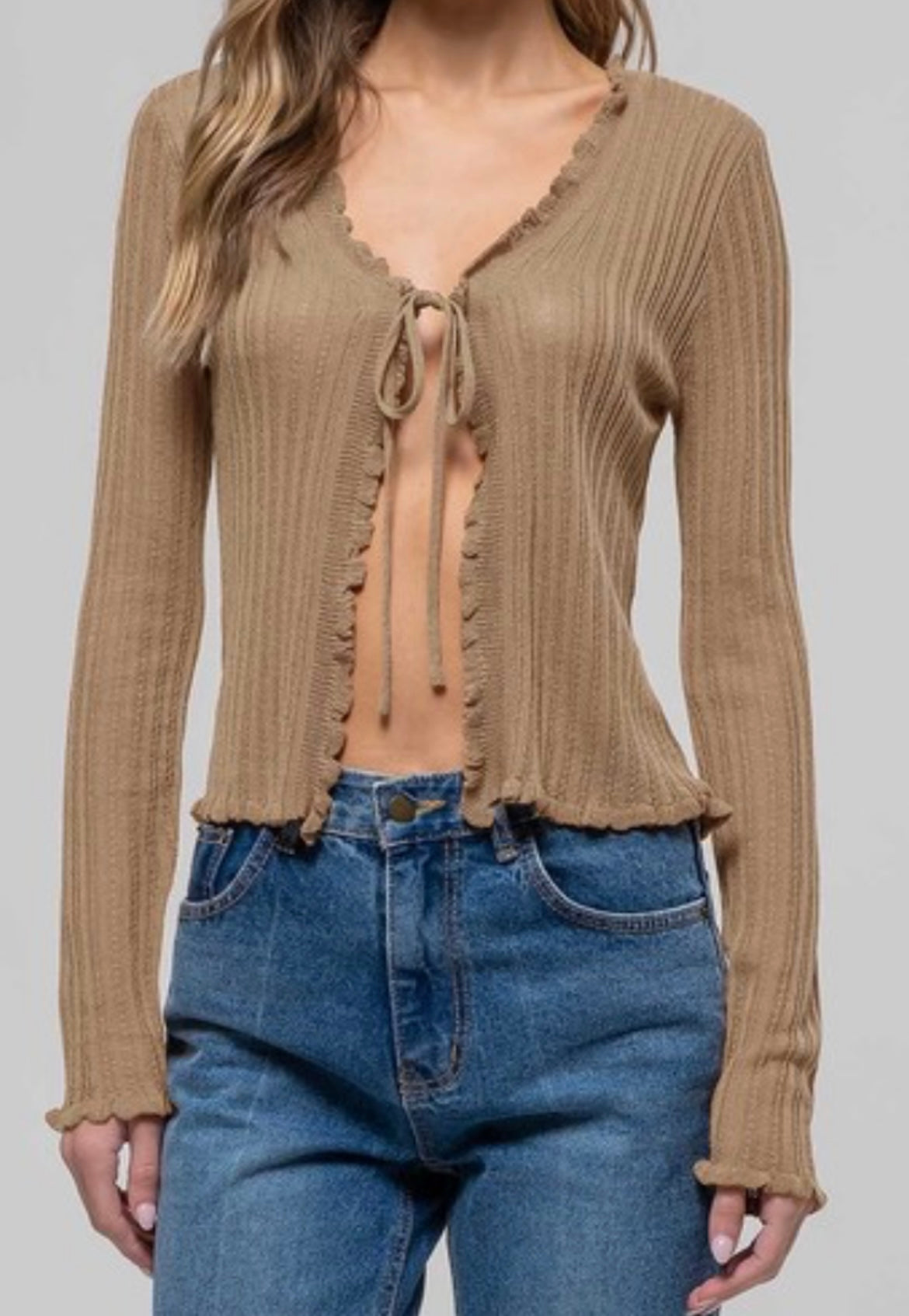 Kiara Tie-Front Cardigan