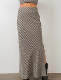 Bridget Plaid Maxi Skirt