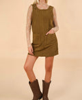 Stephanie Corduroy Mini Dress