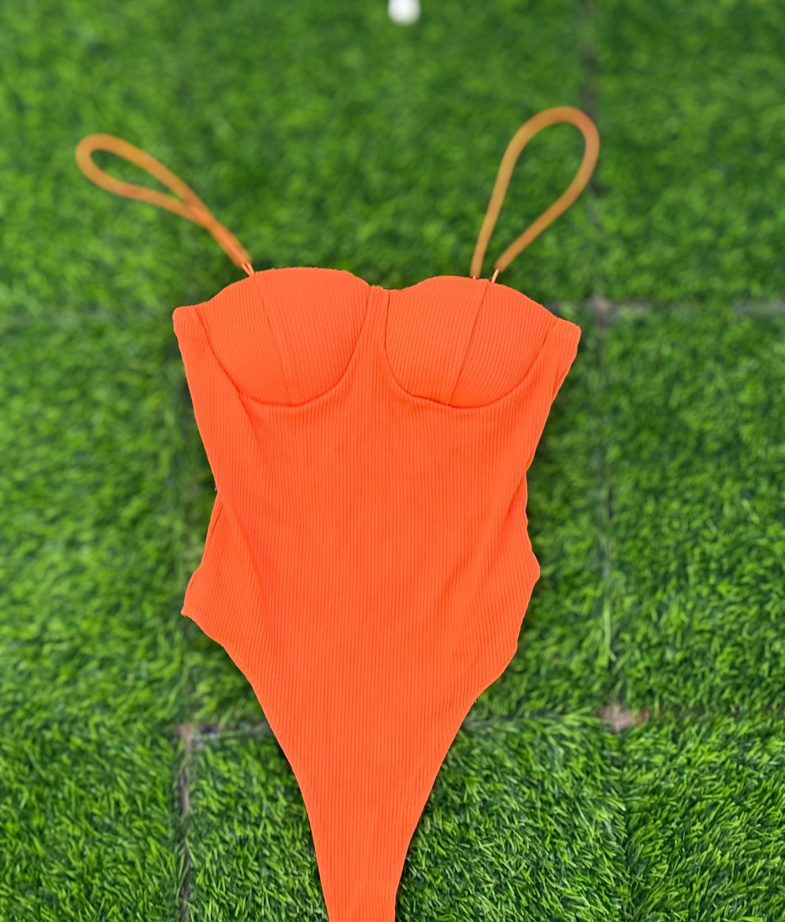 Chasing Sunsets Ribbed Bodysuit