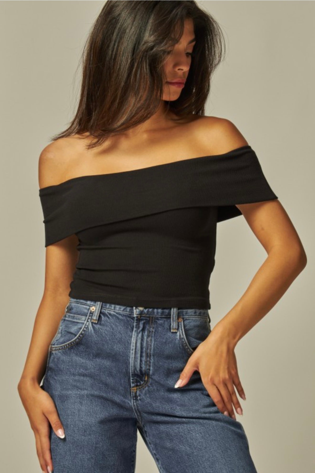 Staci off shoulder top
