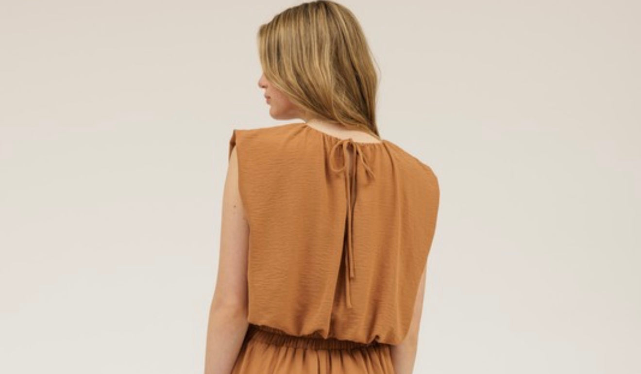 Olivia balloon crop top