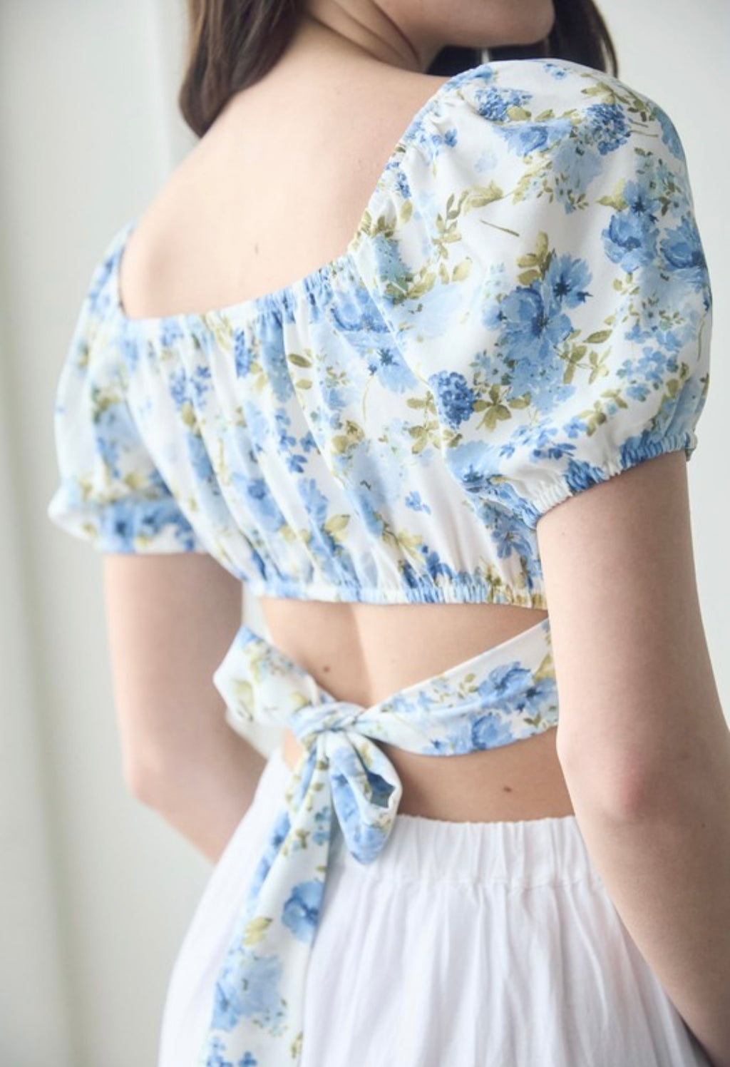 Haylie floral corset top