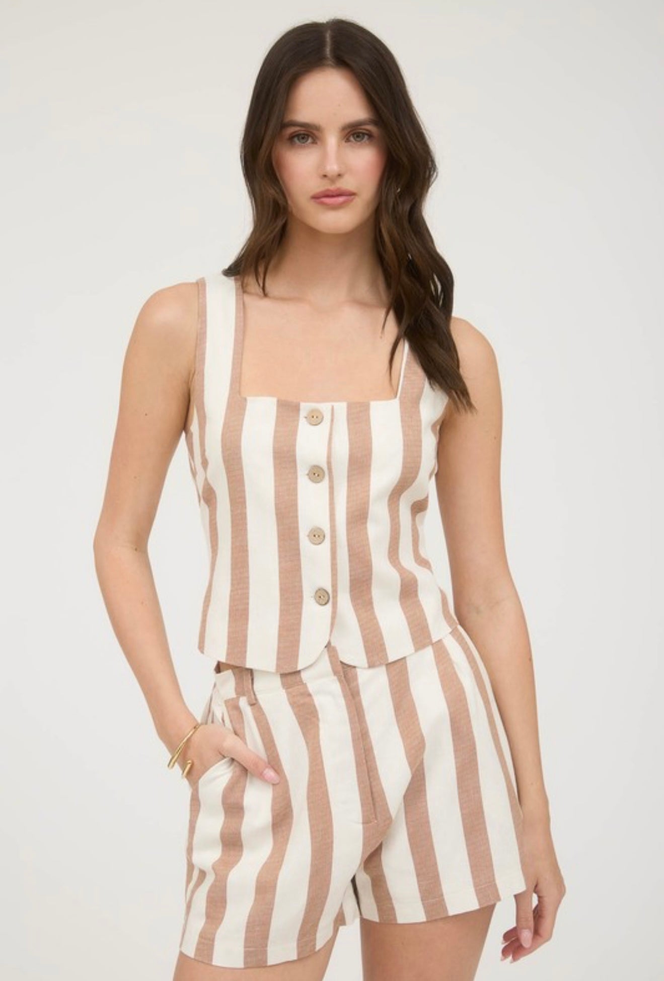 Claire striped top