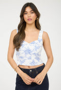 Felicity tapestry crop top