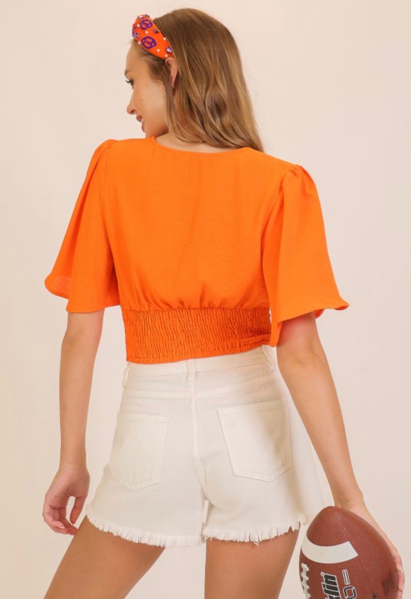 Serena Flutter Sleeve Top