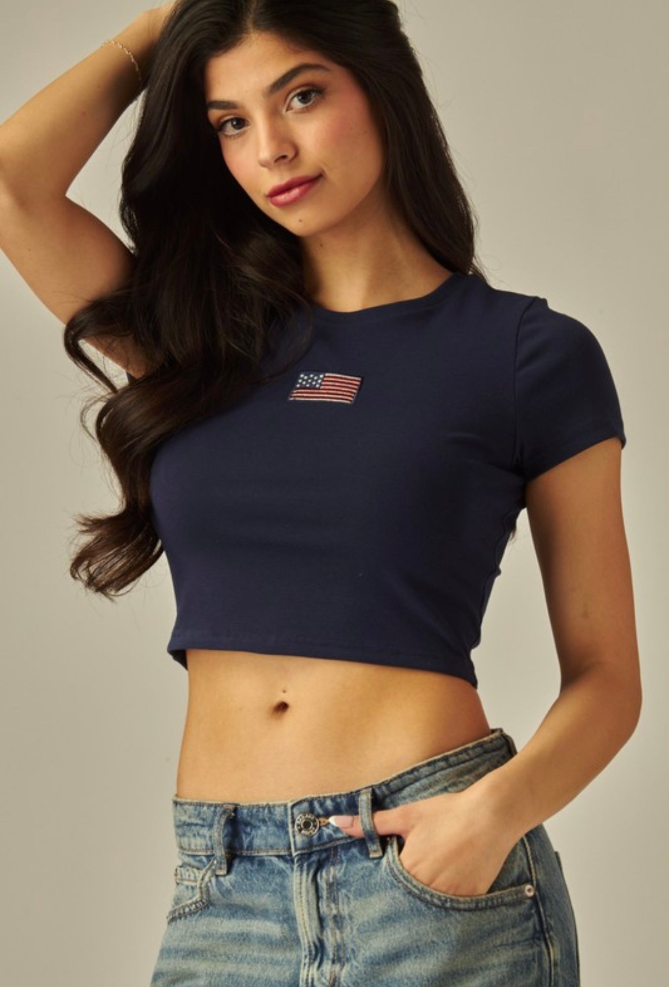 Margaret USA crop top