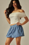 Julia denim skort