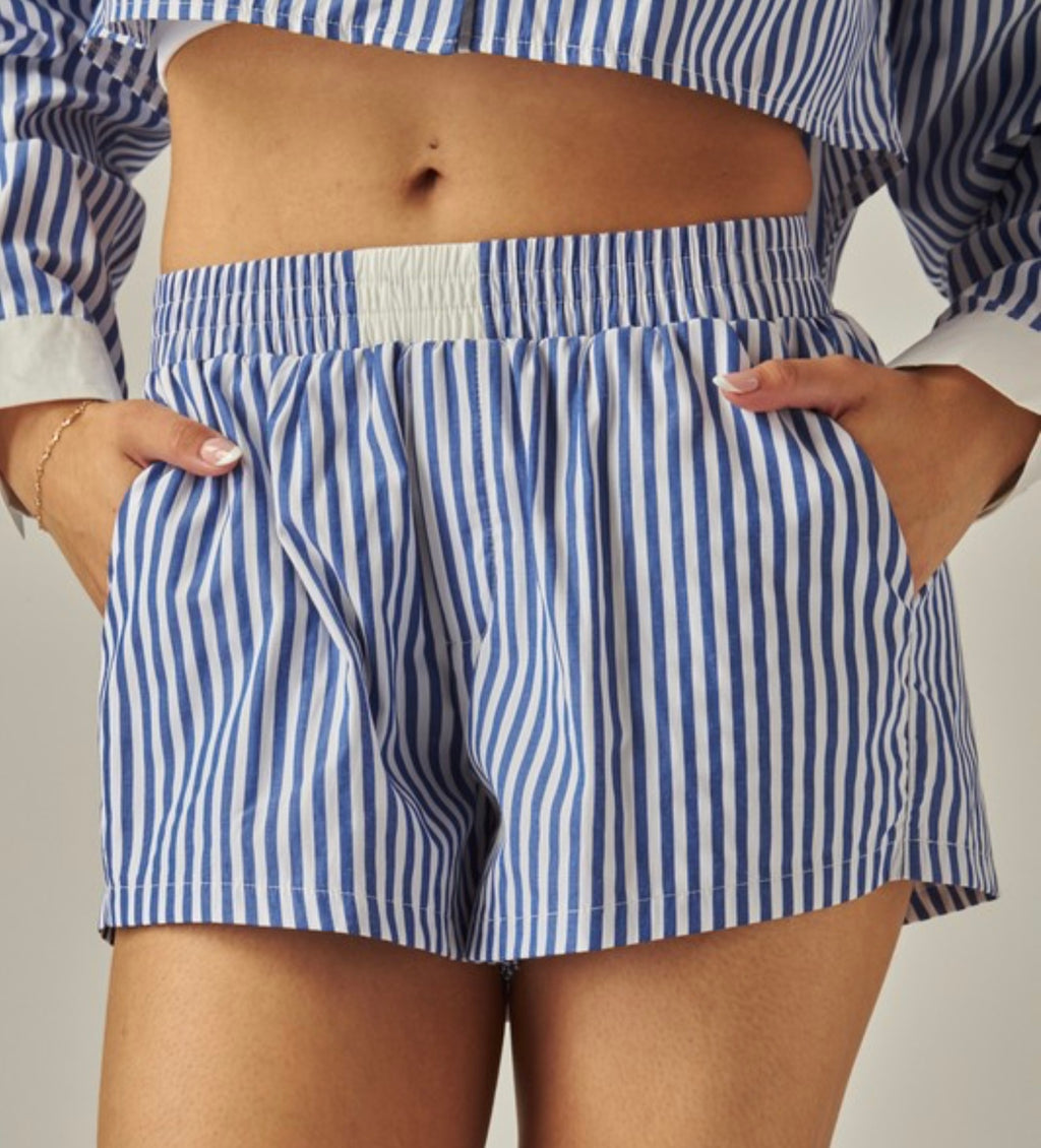 Cressida pinstripe boxer shorts