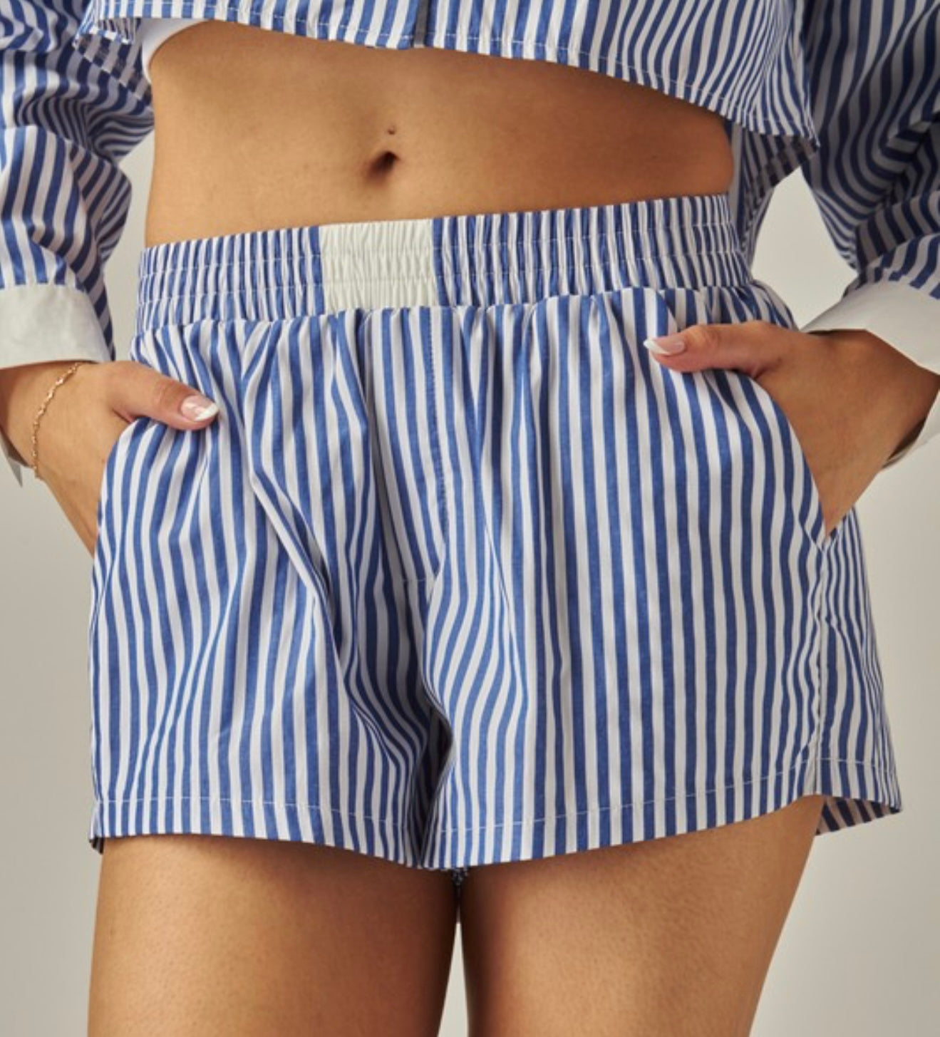 Cressida pinstripe boxer shorts