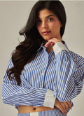 Cressida striped crop top