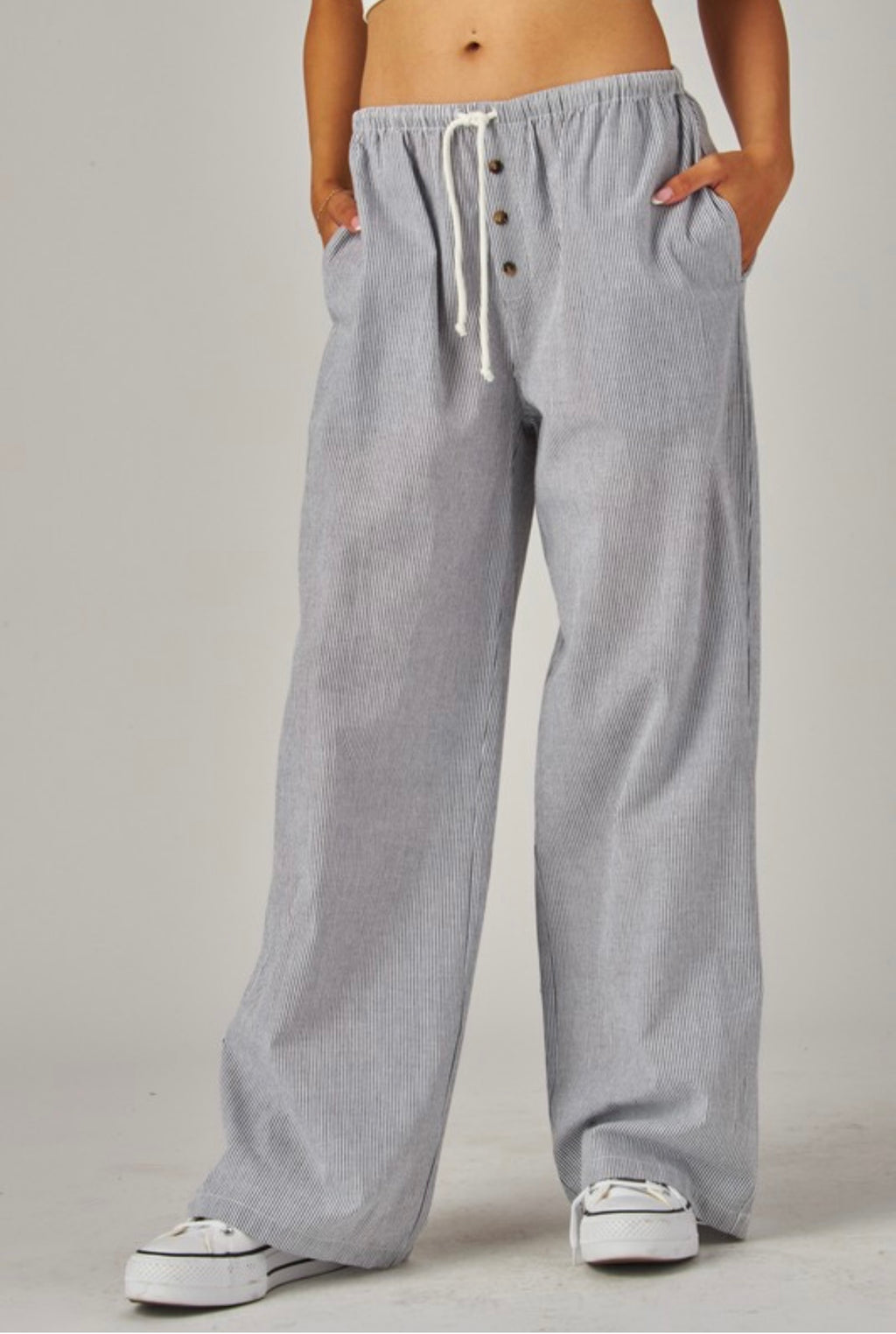 Madison striped boxer pants