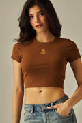 Cara bear crop top