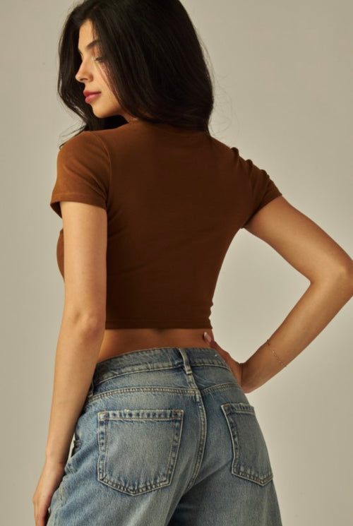 Cara bear crop top