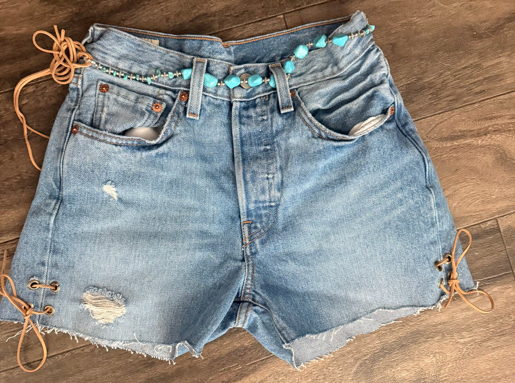Ruby upcycled Levi's 501 Shorts