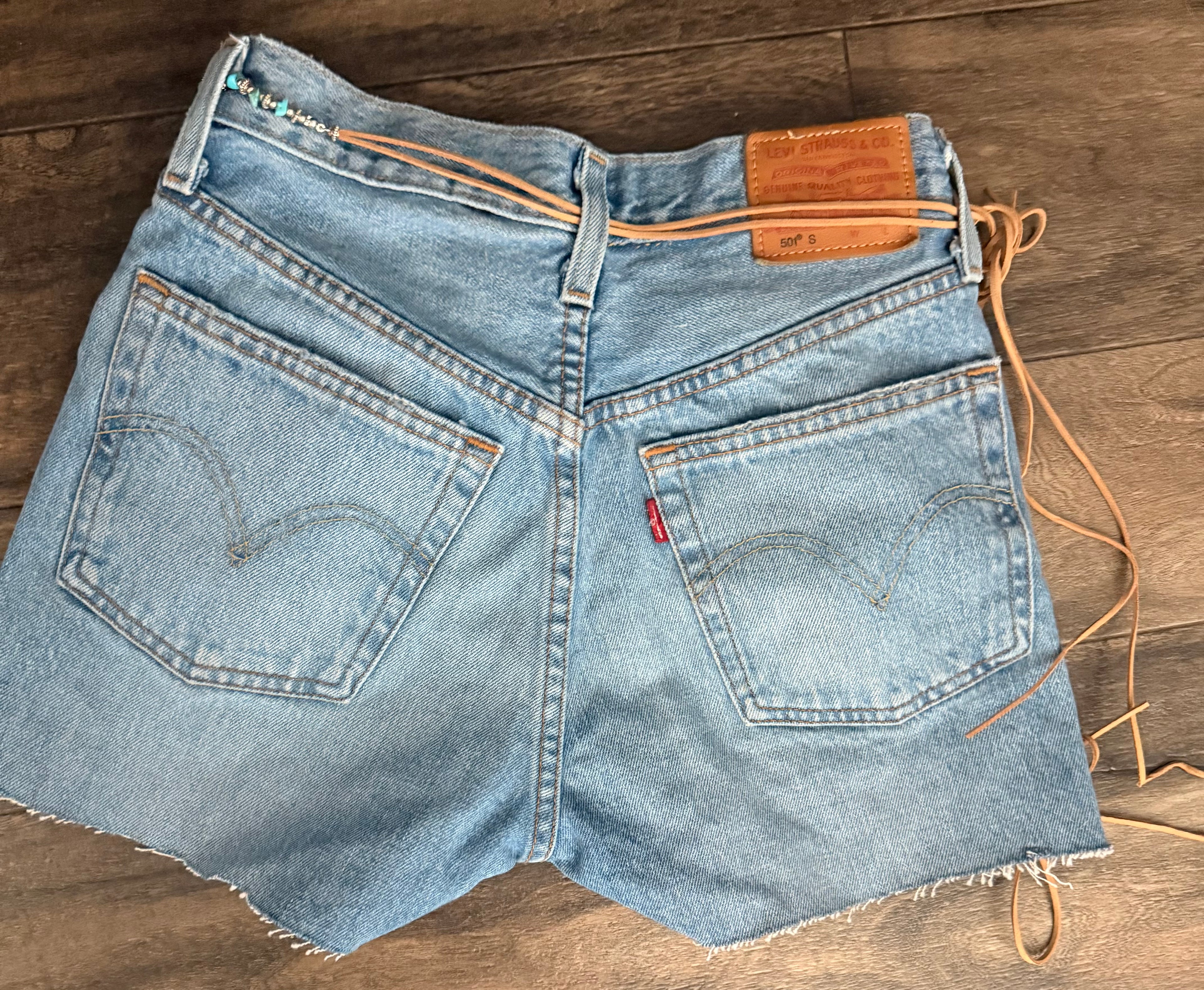 Ruby upcycled Levi's 501 Shorts