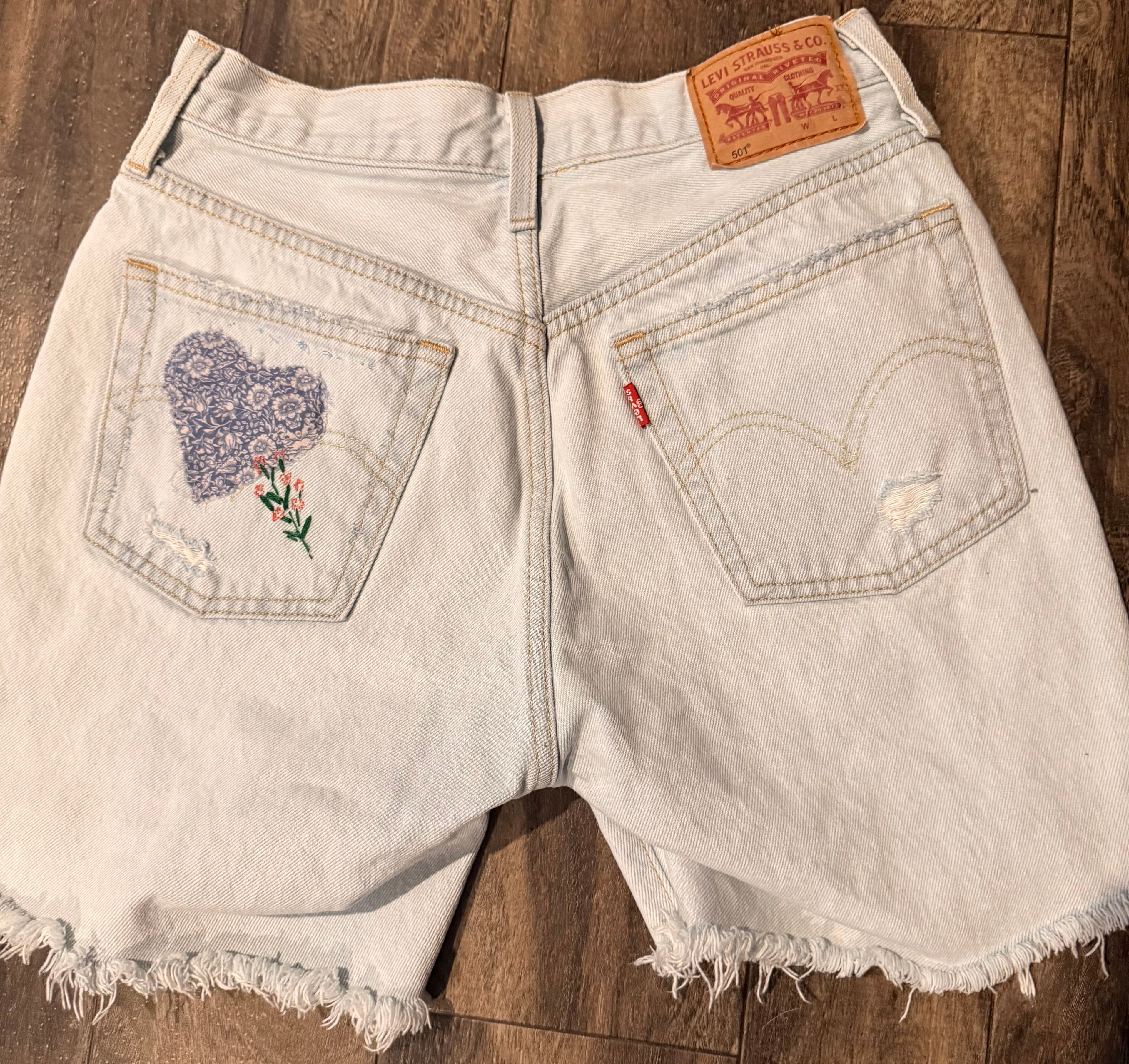 Maise upcycled light wash 501 Levi's