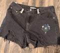 Jasper upcycled Levi's shorts