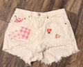 Rosie upcycled Levi's 501 shorts
