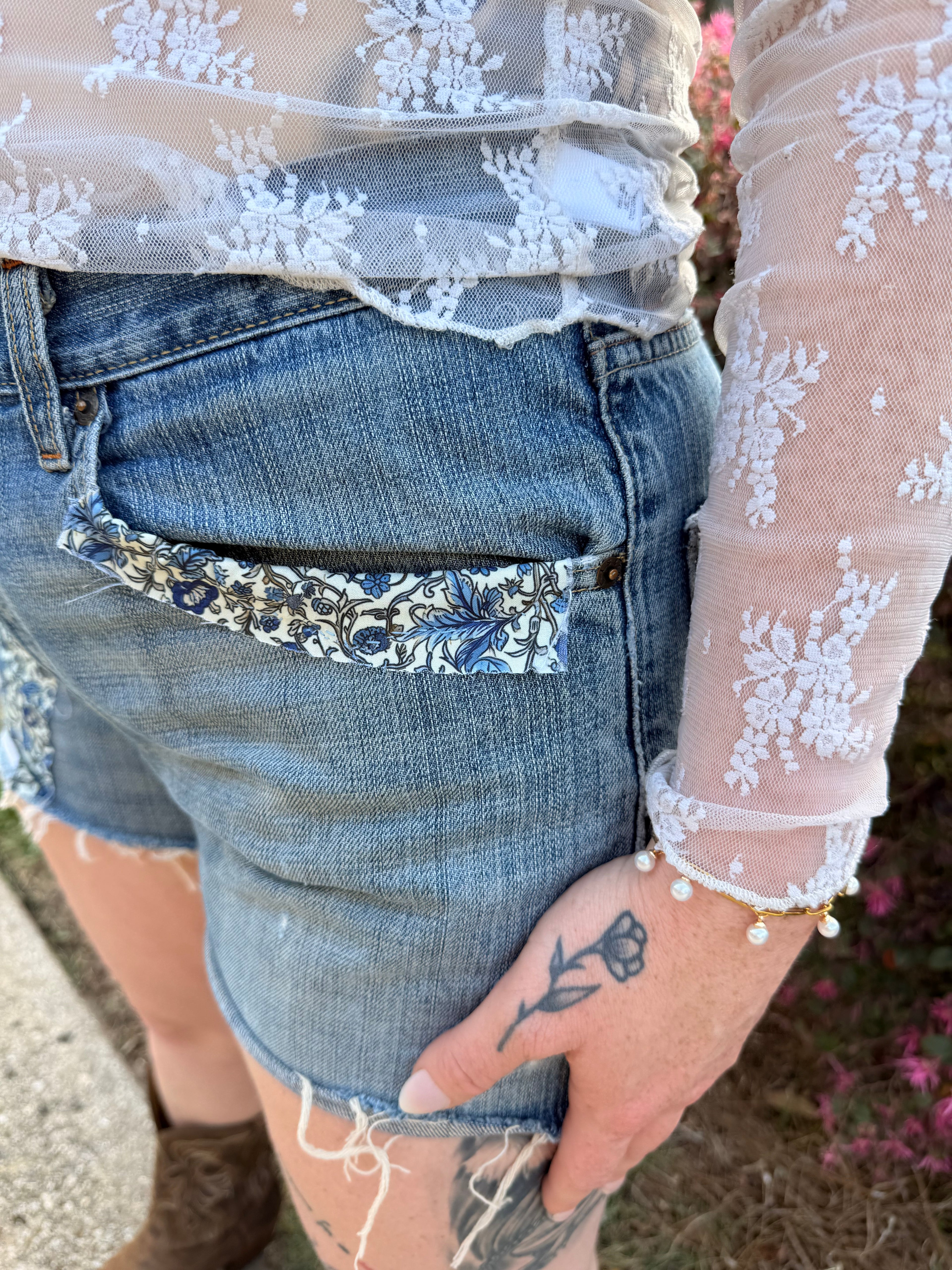 Presley Vintage Upcycled 569 Levi's Shorts