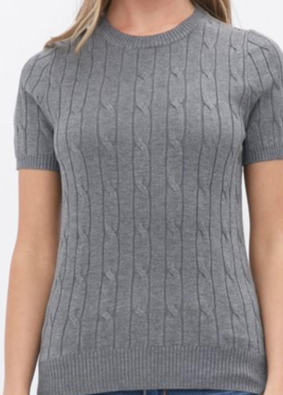 Elle Cable Knit Sweater